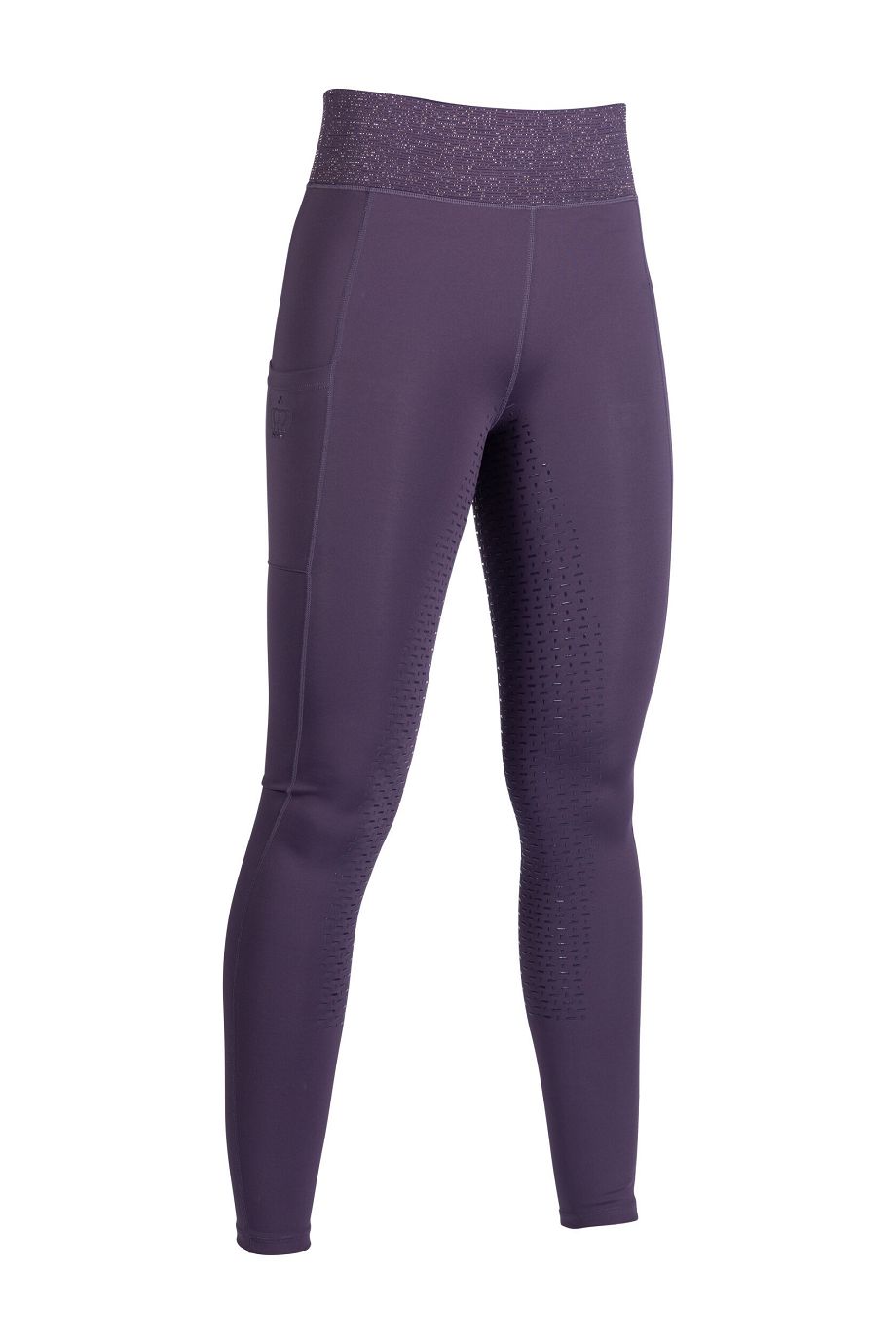 HKM Reitleggings "Lavender Bay" Silikon-Vollbesatz,taupe,40/42,Sale