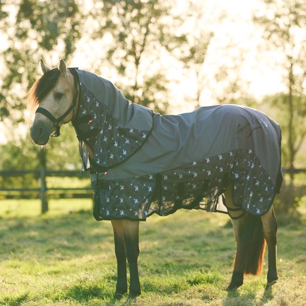 Imperial Riding Regen- & Fliegendecke IRHSuper-dry AOP