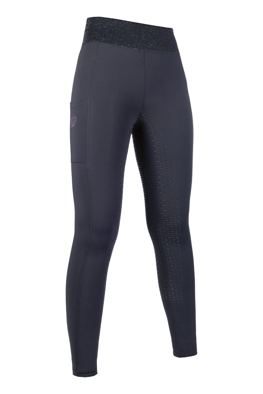 HKM Reitleggings "Lavender Bay" Silikon-Vollbesatz,taupe,40/42,Sale