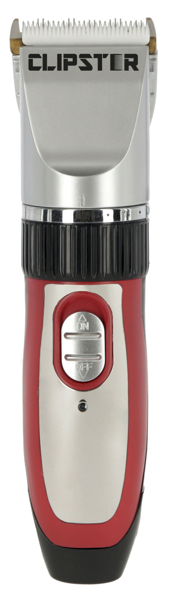 Clipster Akku-Schermaschine Sonic, inkl. Zubehör, rot/schwarz