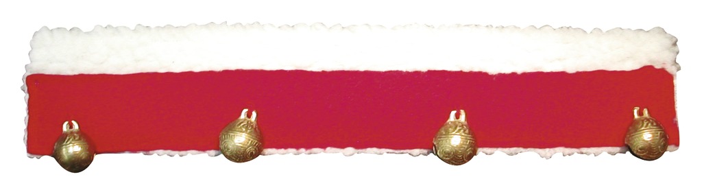 EQUITHEME Trensenzaumschoner "Noel" Weihnachten, rot/weiß, 2er-Set
