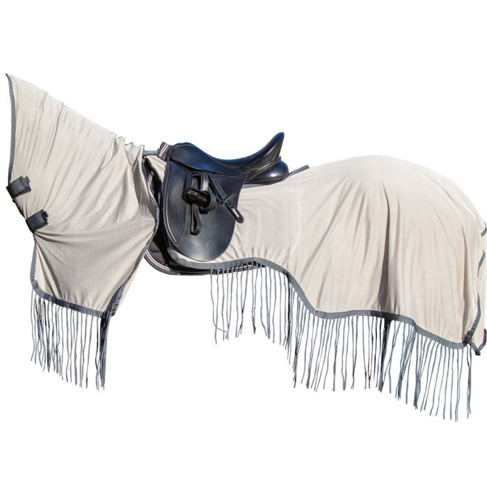 HKM Fliegenausreitdecke "Fringes" Style, abn. Halsteil