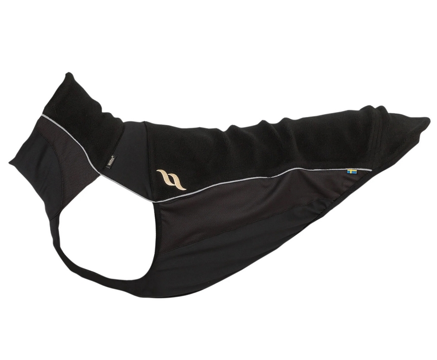 Back on Track Hundefleecepullover Eddie, schwarz