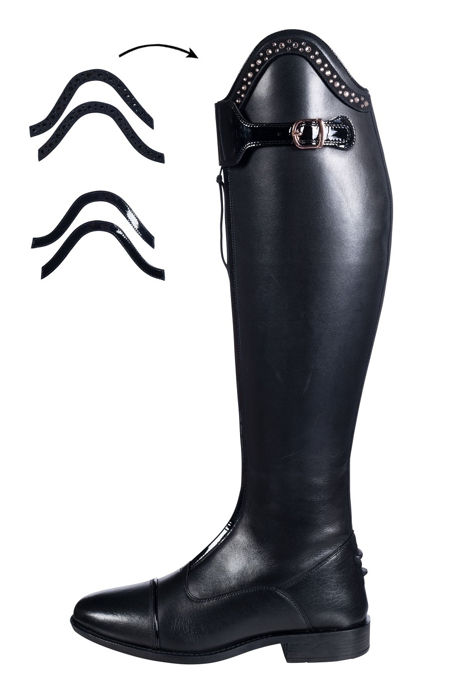 HKM Reitstiefel -Trinity- Standardlänge/-weite schwarz
