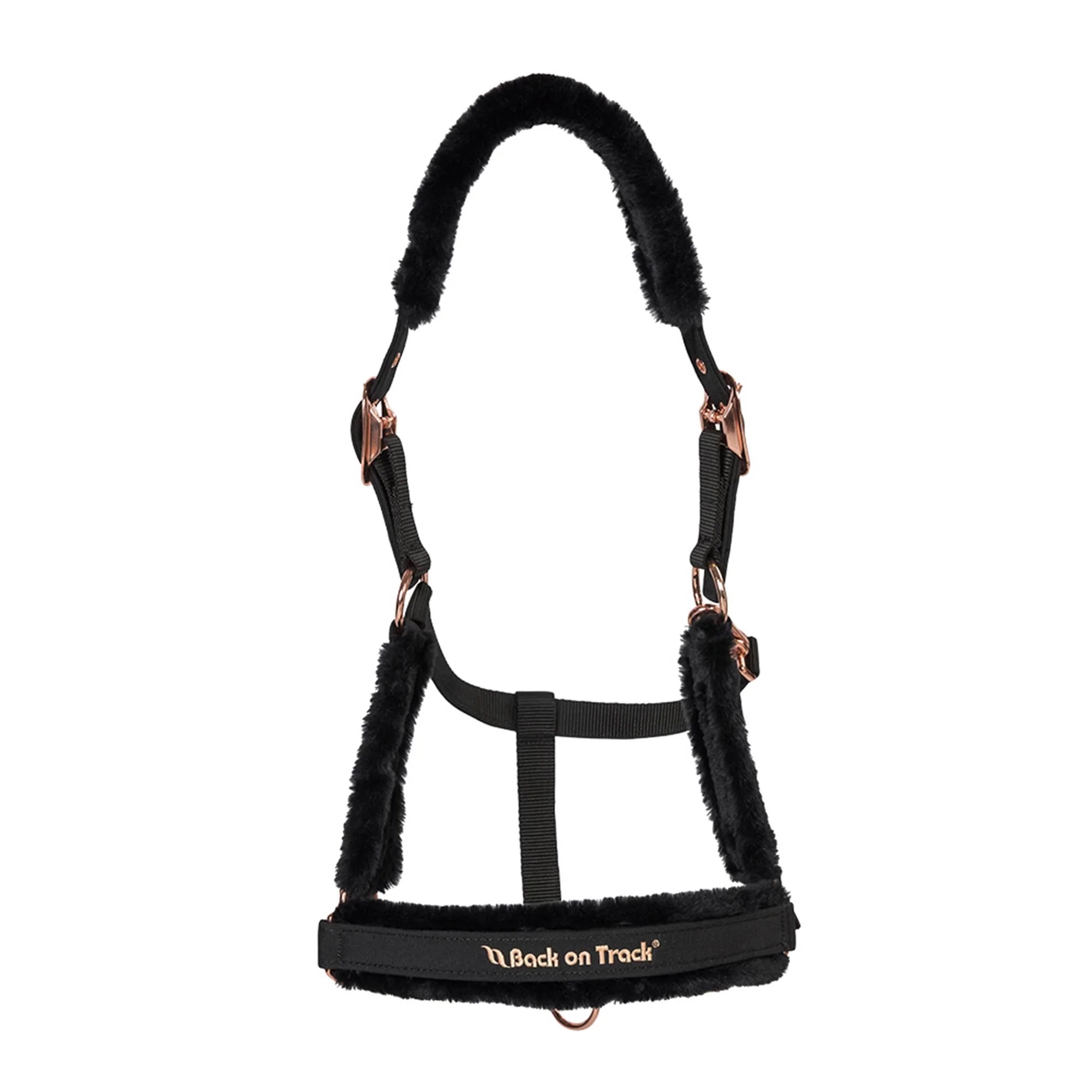 Back on Track Haze Kollektion Halfter, schwarz/rosegold