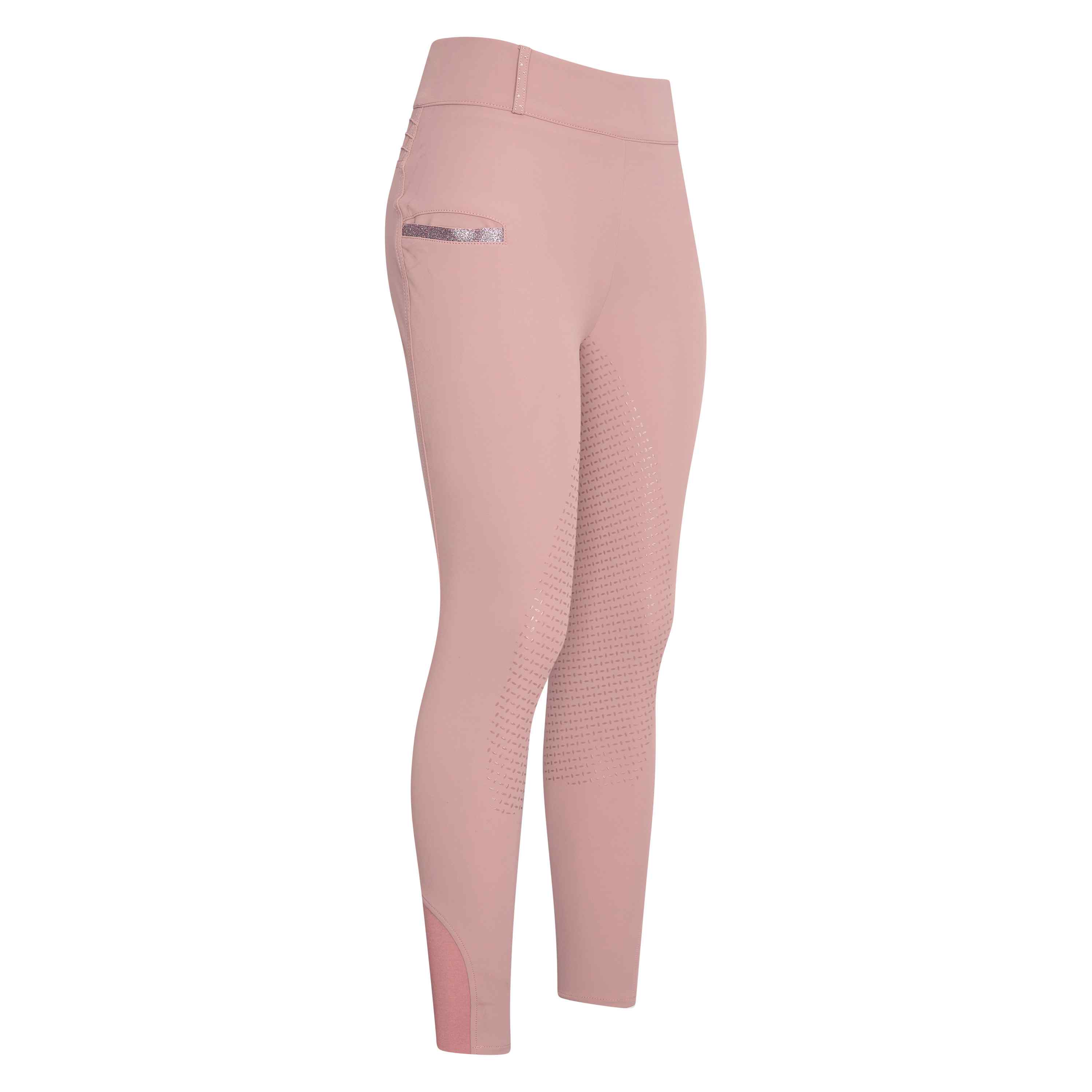 Imperial Riding Reithose Shiny Sparks rose blush grip