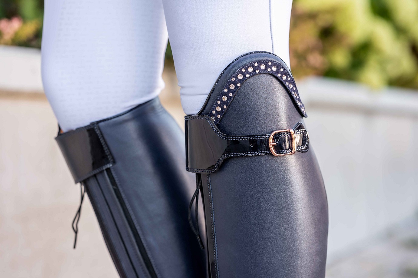 HKM Reitstiefel -Trinity- Standardlänge/-weite dunkelblau