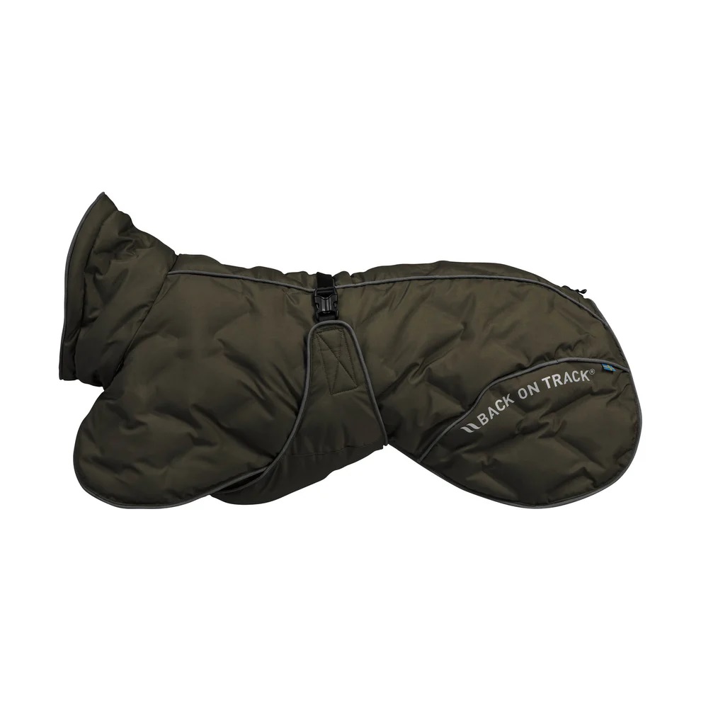 Back on Track  Thermo-Hundemantel "BAY",hoch  angesetzter Schwanz,Olivgrün,50cm,Sale